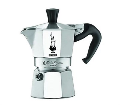 Кофеварка Bialetti Moka Express 1168 (90 мл) серебристый - фото 18883