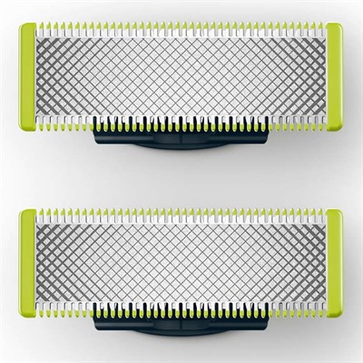 сменные лезвия philips oneblade (qp220/51) для триммера, 2 шт. - фото 27036