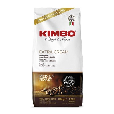 кофе в зернах kimbo extra cream 1 кг 14003 - фото 27056