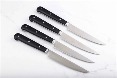 набор из 4-х ножей для стейка zwilling 12 см в деревянной коробке , специальная сталь friodur®, 39029-004 - фото 28485