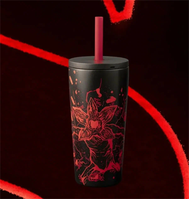 Стакан с трубочкой Bialetti Очень странные дела STRTH05A - фото 29657