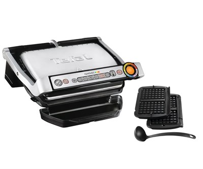 Tefal Optigrill+ GC716D12 Умный электрогриль с насадкой для вафель - фото 30869