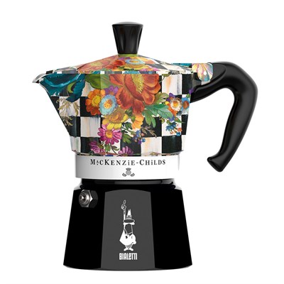 Гейзерная кофеварка Bialetti Moka Express MacKenzie-Childs 5348, 6 чаш - фото 31082