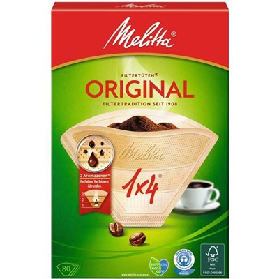 Фильтр для кофеварок Melitta 1X4/80 4006508190751 - фото 32081
