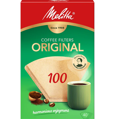 Фильтры Melitta Original Coffee Paper для AromaBoy, размер 100 (40 шт.) 6771335 - фото 32086