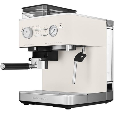 Полуавтоматическая эспрессо-машина KitchenAid фарфоровый белый 5KES6551EPL - фото 32624