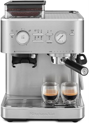олуавтоматическая эспрессо-машина KitchenAid нержавеющая сталь 5KES6551ESX - фото 32625