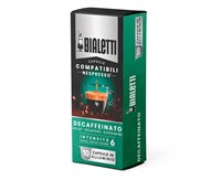 кофе bialetti decaffeinato в капсулах для кофемашин nespresso, 10 шт.