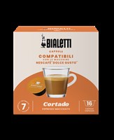 96080445 кофе bialetti dolce gusto cortado - 16 капсул