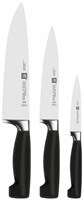 набор ножей 3 пр. zwilling four star 35048-000 германия, профессиональные