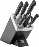 набор ножей zwilling four star, 35145-007-0, 6 предметов, черный