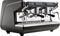 Nuova Simonelli Appia Life 2Gr V 220V black+economizer+high groups Рожковая кофемашина