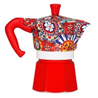 Гейзерная кофеварка Bialetti Moka Express 5329 Dolce&amp;Gabbana Carretto Siciliano