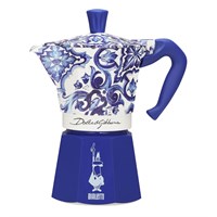 Гейзерная кофеварка Bialetti Moka Express 5346 Dolce&amp;Gabbana Blu Mediterraneo