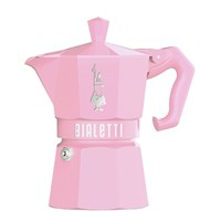 Гейзерная кофеварка Bialetti Moka Express Exclusive Pink 9064, 6 чашек