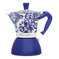 Гейзерная кофеварка Bialetti Moka Induction 5357 Dolce&amp;Gabbana Blu Mediterraneo