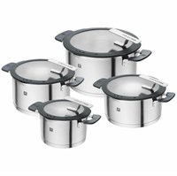 Набор кастрюль Zwilling Simplify 4 предметов + 4 крышки, нержавеющая сталь 18/10
