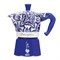 Гейзерная кофеварка Bialetti Moka Express 5345 Dolce&Gabbana Blu Mediterraneo - фото 28963