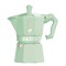 Гейзерная кофеварка Bialetti Moka Express Exclusive Green 9058, 6 чашек - фото 28971