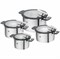 Набор кастрюль Zwilling Simplify 4 предметов + 4 крышки, нержавеющая сталь 18/10 - фото 29420